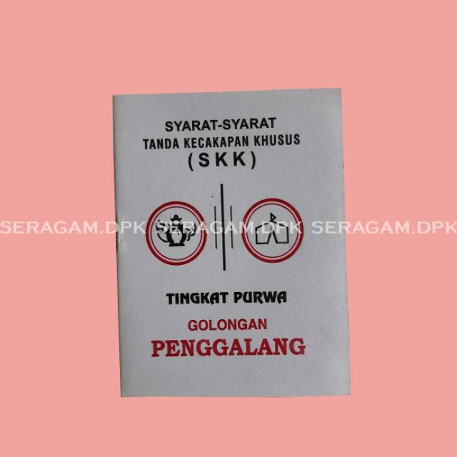 Jual Buku Pramuka Syarat Syarat Tanda Kecakapan Khusus SKK Tingkat