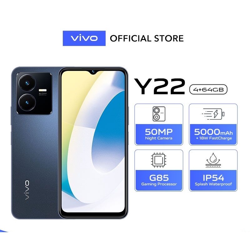 Jual Vivo Y22 4 64 GB 4 128 GB Y21S 4 128 GB Garansi Resmi Vivo