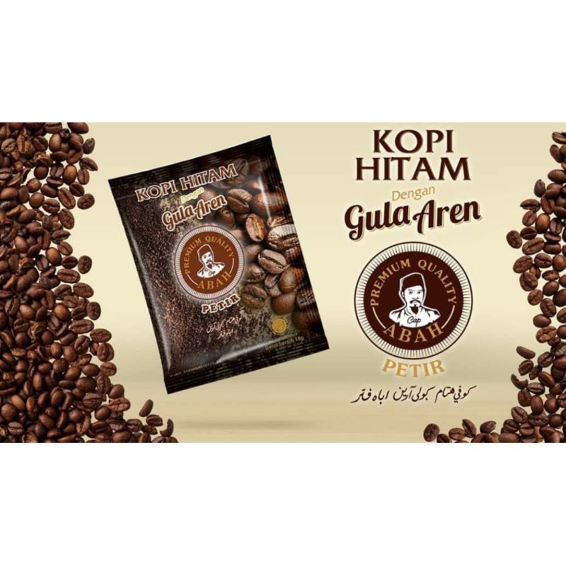 Jual Kopi Abah Kopi Hitam Gula Aren Legit Shopee Indonesia