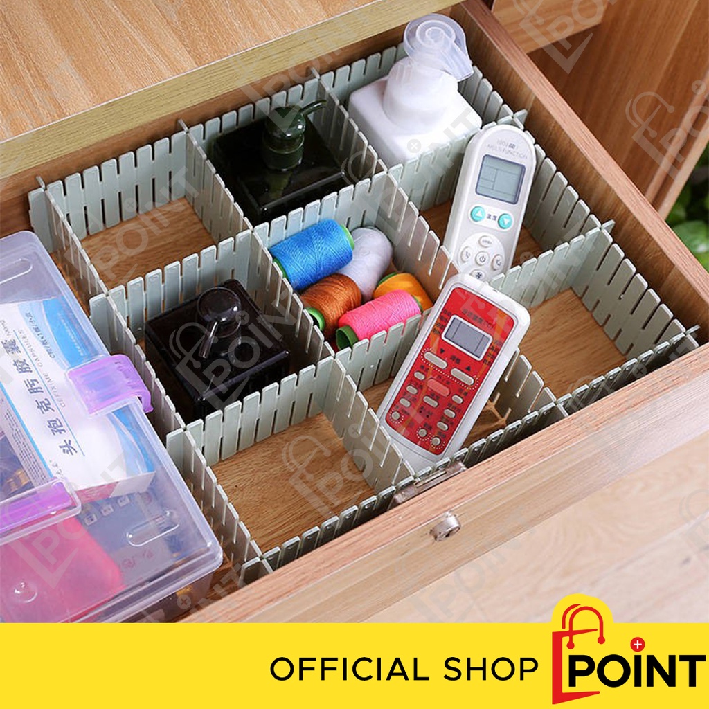 Jual Partisi Laci Sekat Pembatas Laci Drawer Desktop Organizer