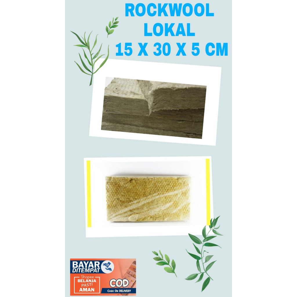 Jual Rockwool Cultilene Media Tanam Hidroponik Rock Wool Tanaman