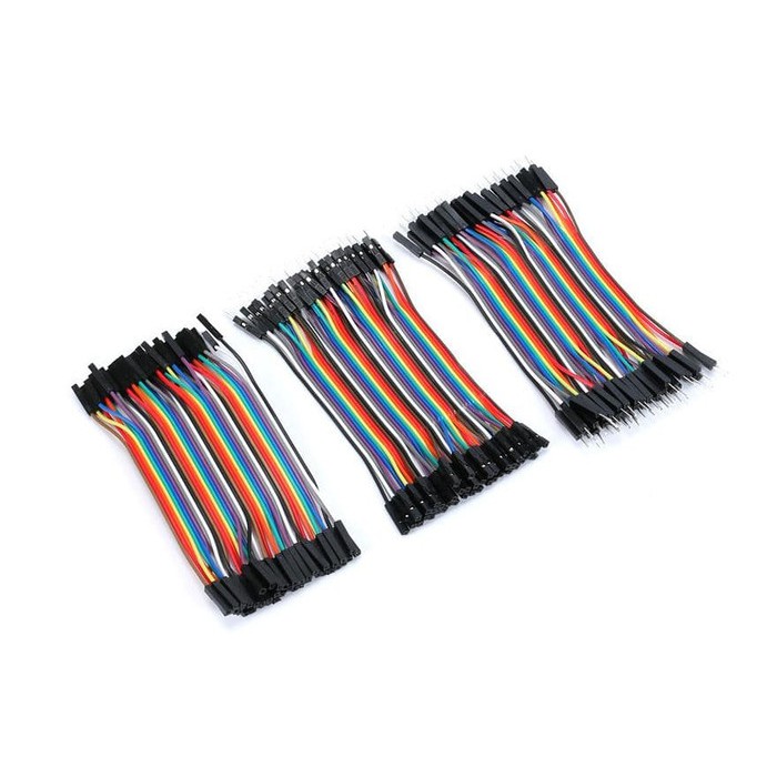 Jual 10x Kabel Jumper Cable Dupont Pelangi 10cm 10 Male Female Header