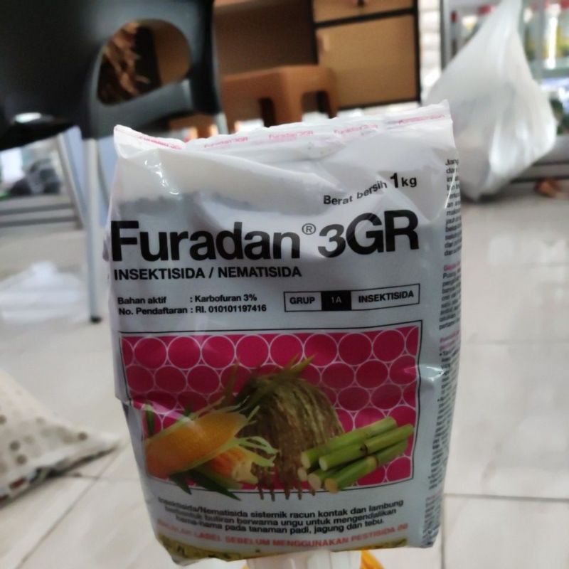 Jual Furadan 3GR 1KG Insektisida Nematisida Pengendali Hama Tanaman