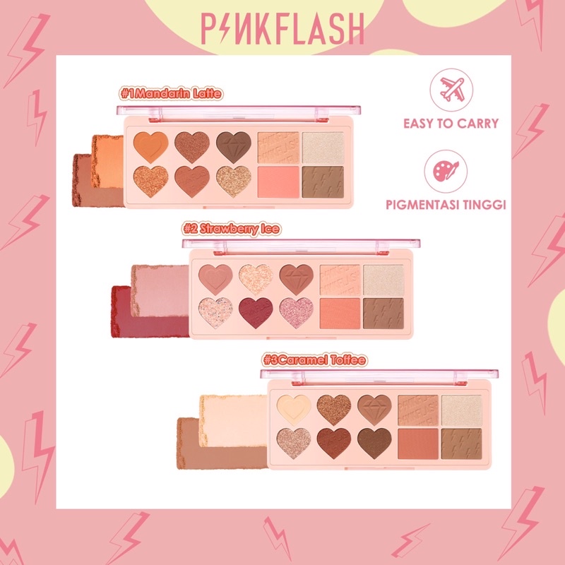 Jual Pinkflash Multi Face Pallet Pf M02 Shopee Indonesia