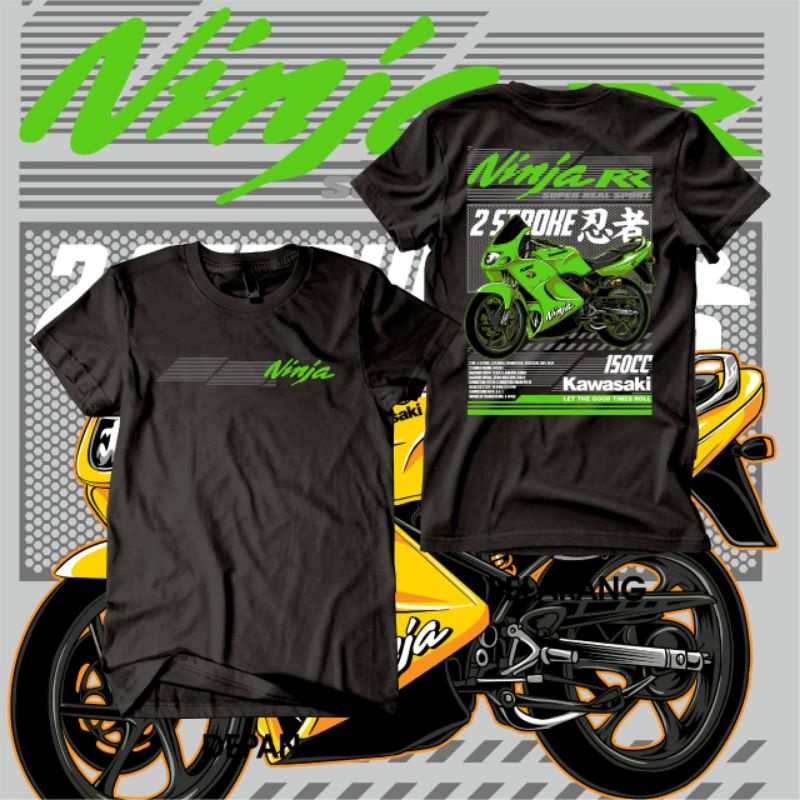 Jual Kaos Motor Kawasaki Ninja Kaos Motor Ninja Two Stroke Kaos Ninja