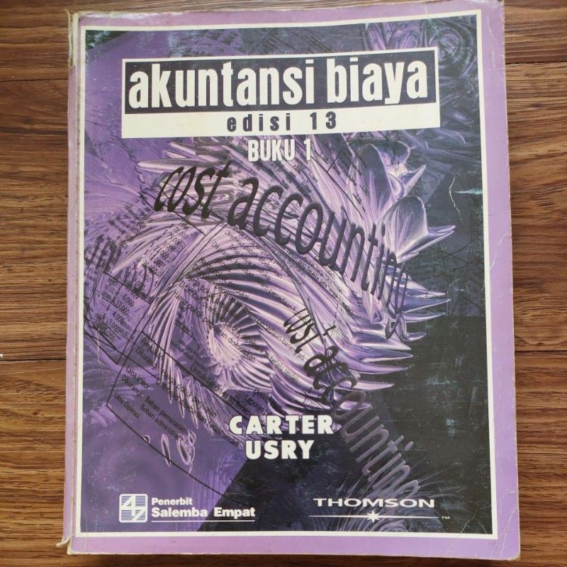 Jual Akuntansi Biaya Edisi 13 Buku 1 By Carter Usry Shopee Indonesia