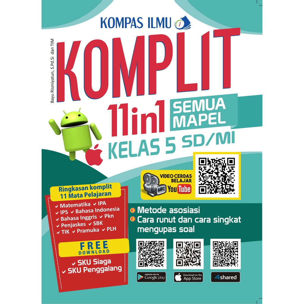 Jual Buku Komplit In Semua Mapel Kelas Sd Mi Kompas Ilmu