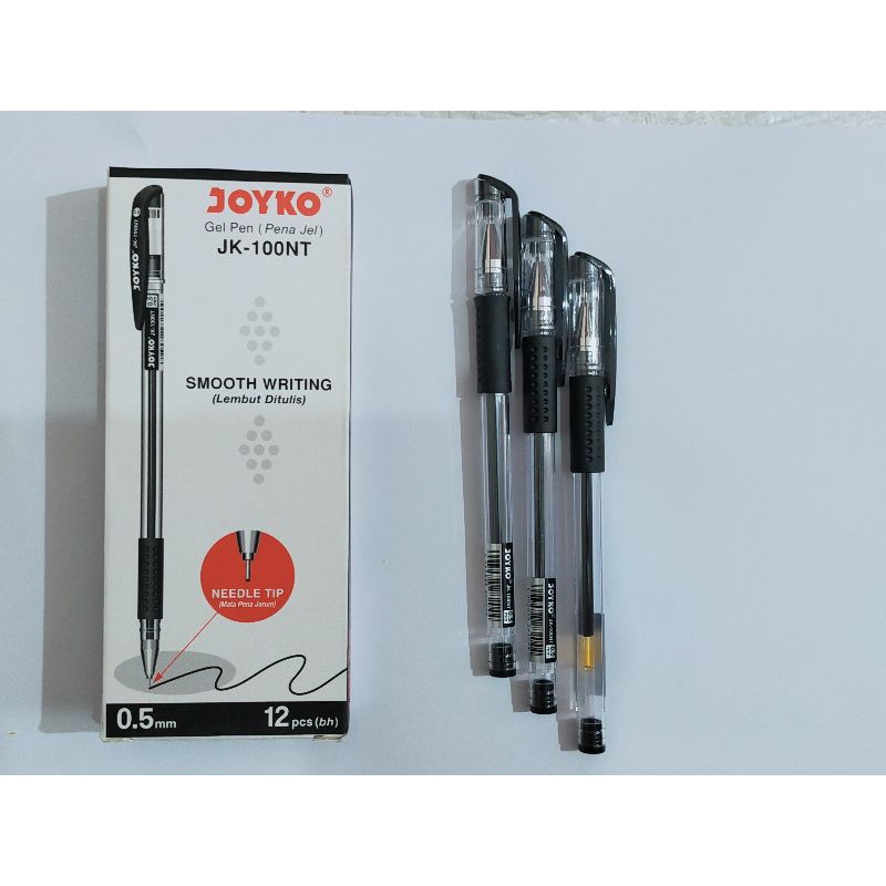 Jual Pulpen Joyko Gel Pen Jk Nt Hitam Pcs Shopee Indonesia