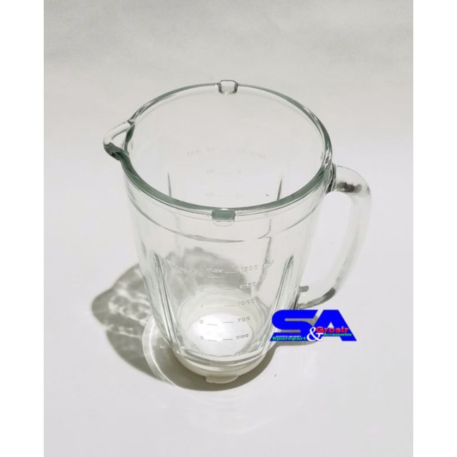 Jual Gelas Jus Kaca Model Philips Baru Blender Tabung Beling