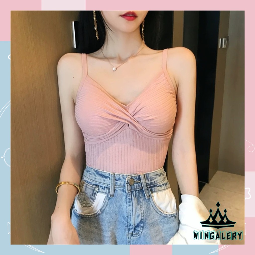 Jual Wingalery Bra Tanktop Fashion Wanita Tanpa Kawat Bh Pakaian Dalam