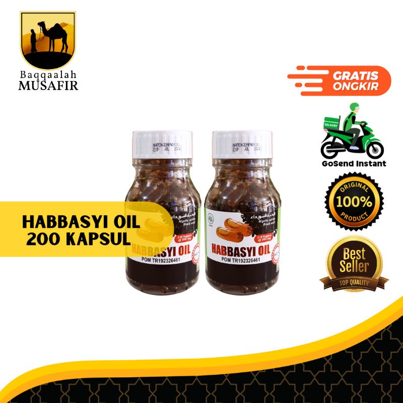 Jual Minyak Habbatussauda HABBASYI OIL 210 Kapsul Shopee Indonesia