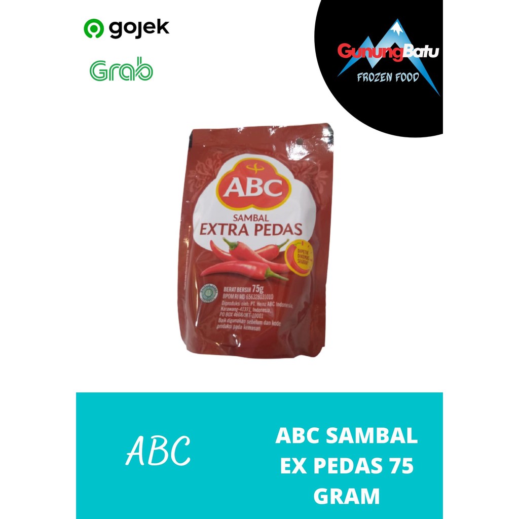 Jual ABC SAMBAL EXTRA PEDAS 75 GRAM Shopee Indonesia