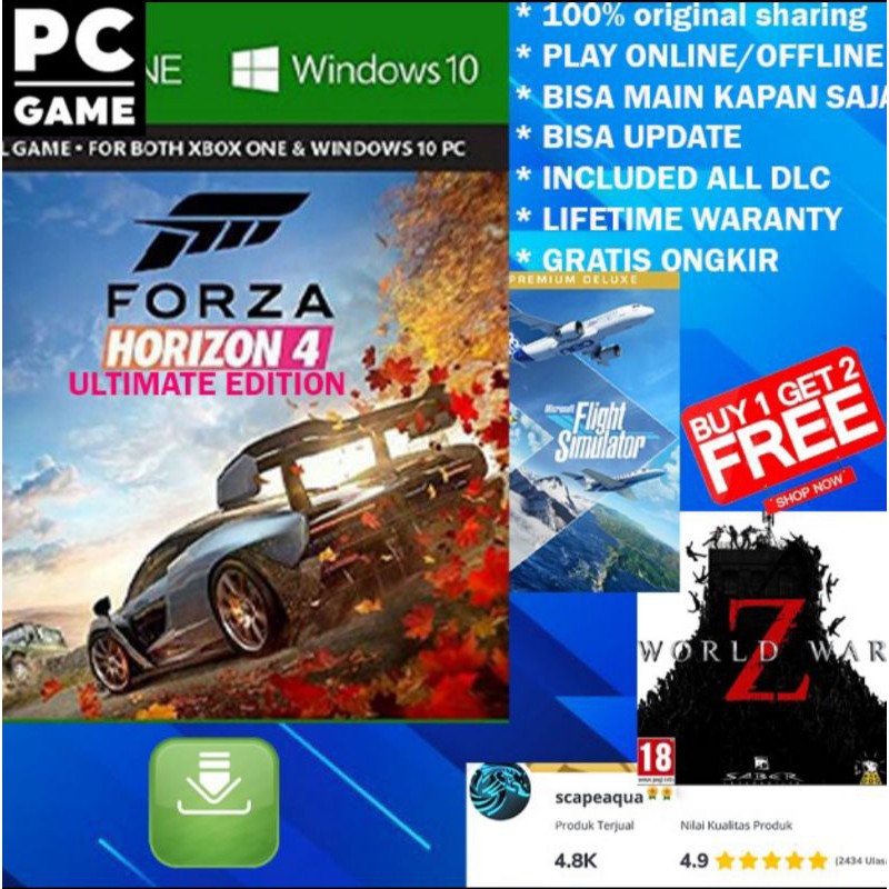 Jual Forza Horizon Ultimate Edition Original Game Pc Shopee Indonesia