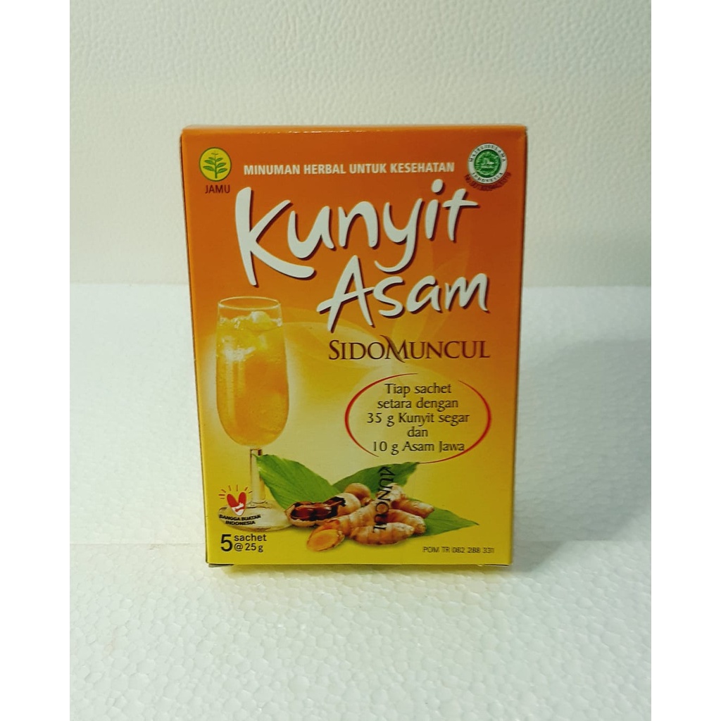 Jual KUNYIT ASAM SIDO MUNCUL ISI 5 SACHET Shopee Indonesia