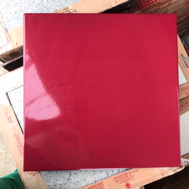 Jual Keramik 40x40 Merah Polos Glossy Keramik Merah Keramik Merah