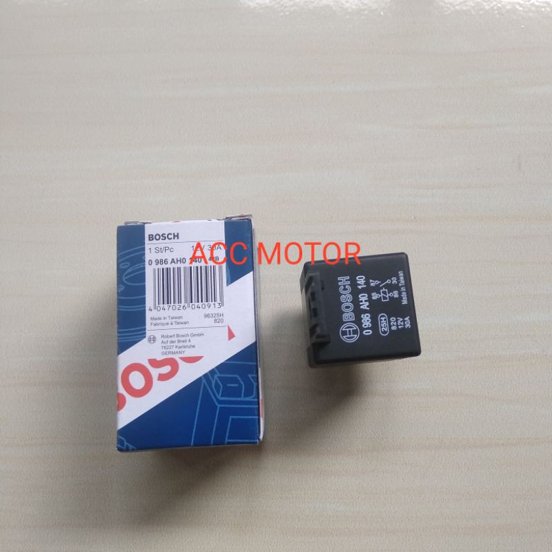 Jual RELAY BOSCH 12V 30A KAKI 4 RELAY KLAKSON DAN LAMPU ASLI Shopee