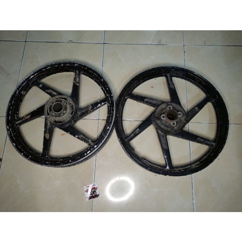 Jual Velg Depan Belakang Satria Hiu Lumba DD Satria 2 Tak 2tak Original