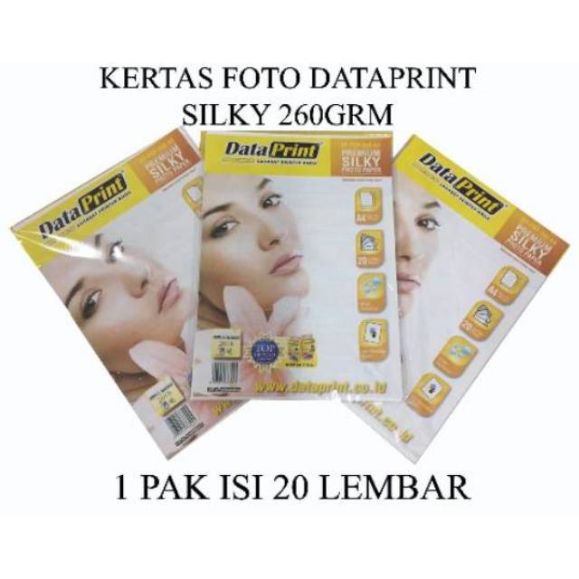 Jual PAPER DATA PRINT PREMIUM SILKY KERTAS FOTO DATA PRINT SILKY