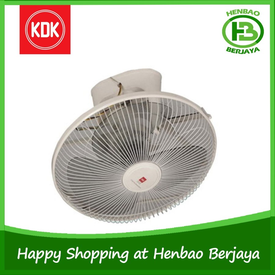 Jual KDK Auto Fan 16 Inch WR40U Kipas Angin Orbit Plafon Langit Langit