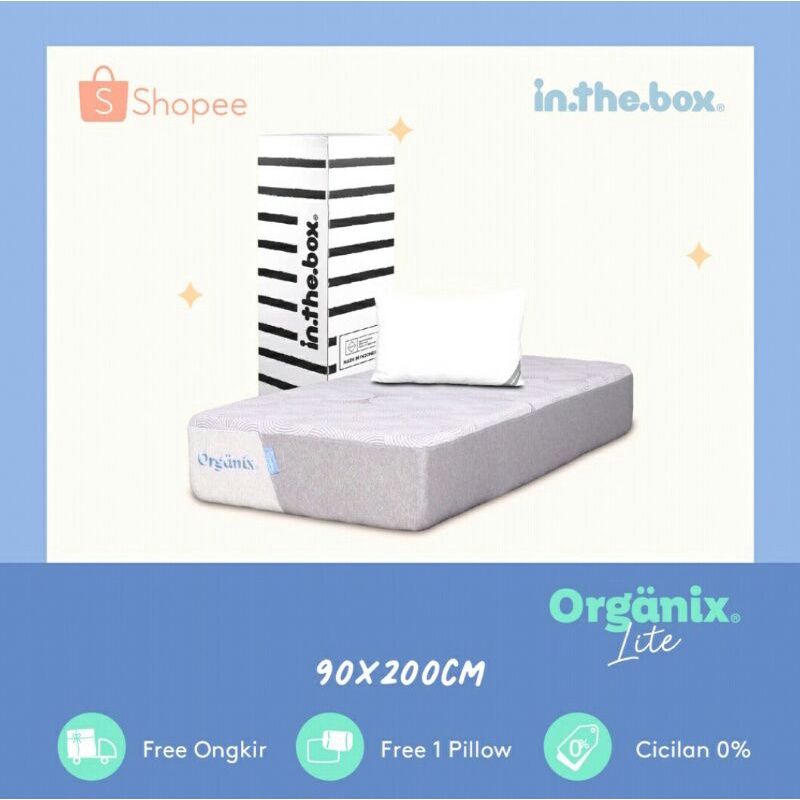 Jual Kasur Spring Bed Latex In The Box Organix Lite Ukuran X Cm