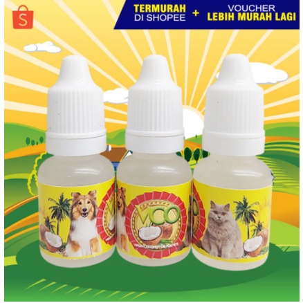 Jual VCO BOTOL 10 ML Obat Jamur Scabies Untuk Kucing Anjing Minyak