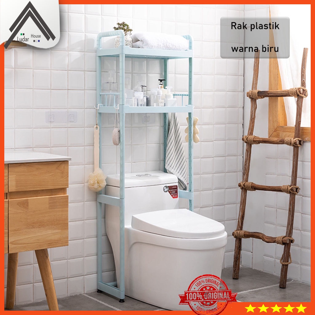 Jual Rak Toilet Stainless Plastik Organizer Wc Tissue Sabun Kloset