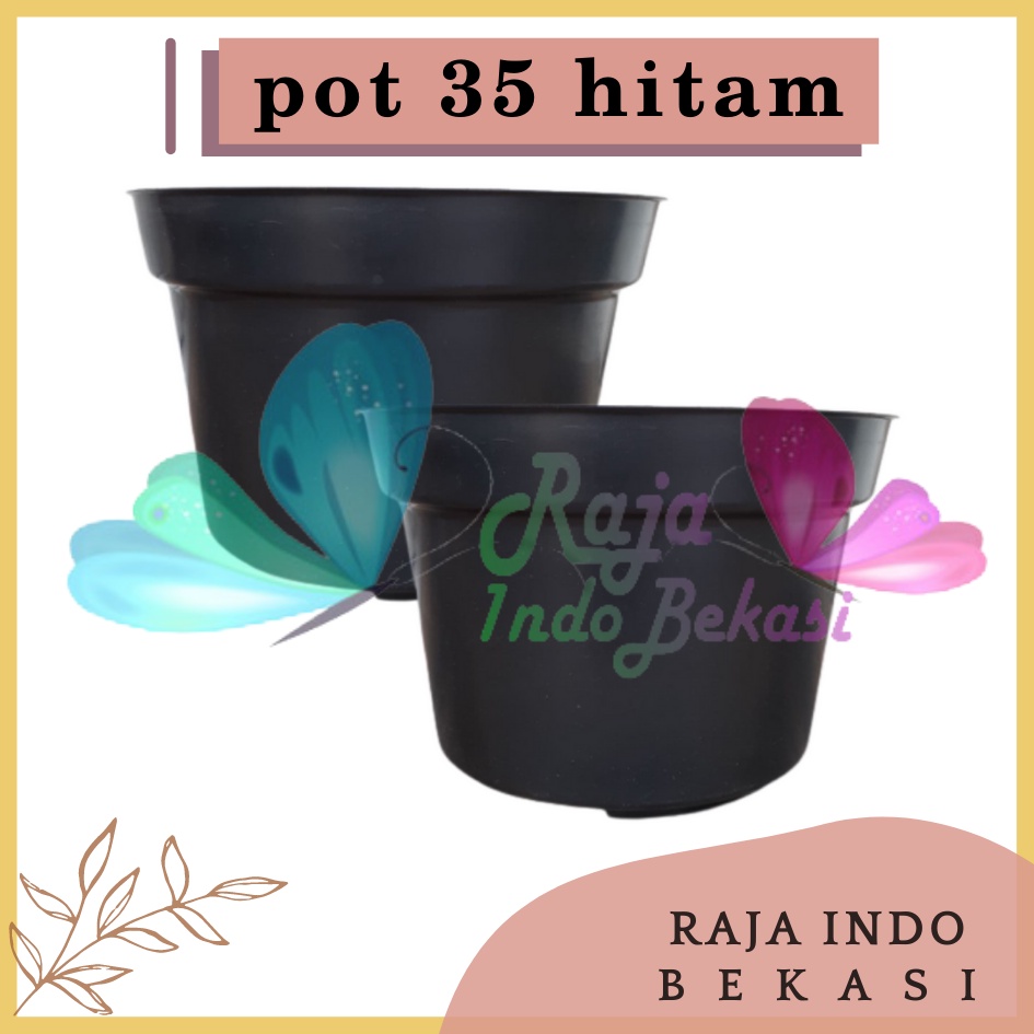 Jual Pot Bunga Cm Hitam Tebal Toko Pot Plastik Tanaman Hias Grosir