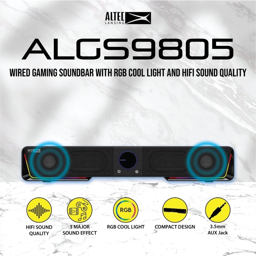 Jual Speaker Altec Lansing Usb ALGS9805 Soundbar Bisa Komputer HP