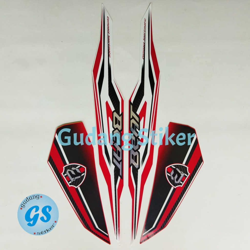 Jual Striping Stiker Lis Les Body Motor Honda Beat Fi Iss Shopee