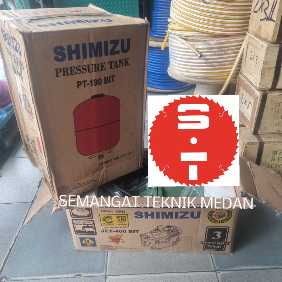 Jual JET 400BIT SHIMIZU POMPA AIR SEMI JET PUMP SHIMIZU JET 400 BIT