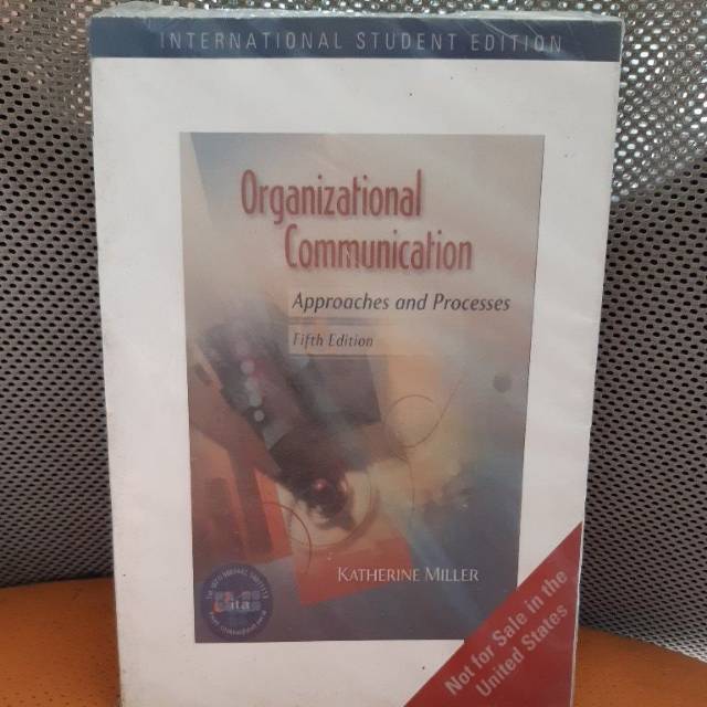 Jual Organizational Communication Approaches And Processes E Shopee