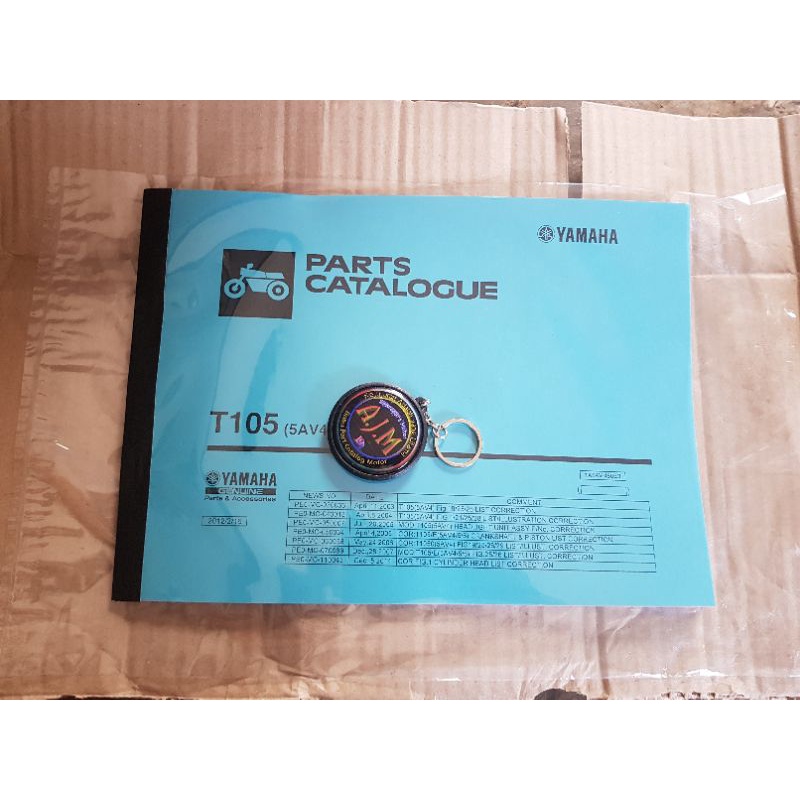 Jual Buku Part Catalog Catalogue Copian Yamaha Crypton T Shopee