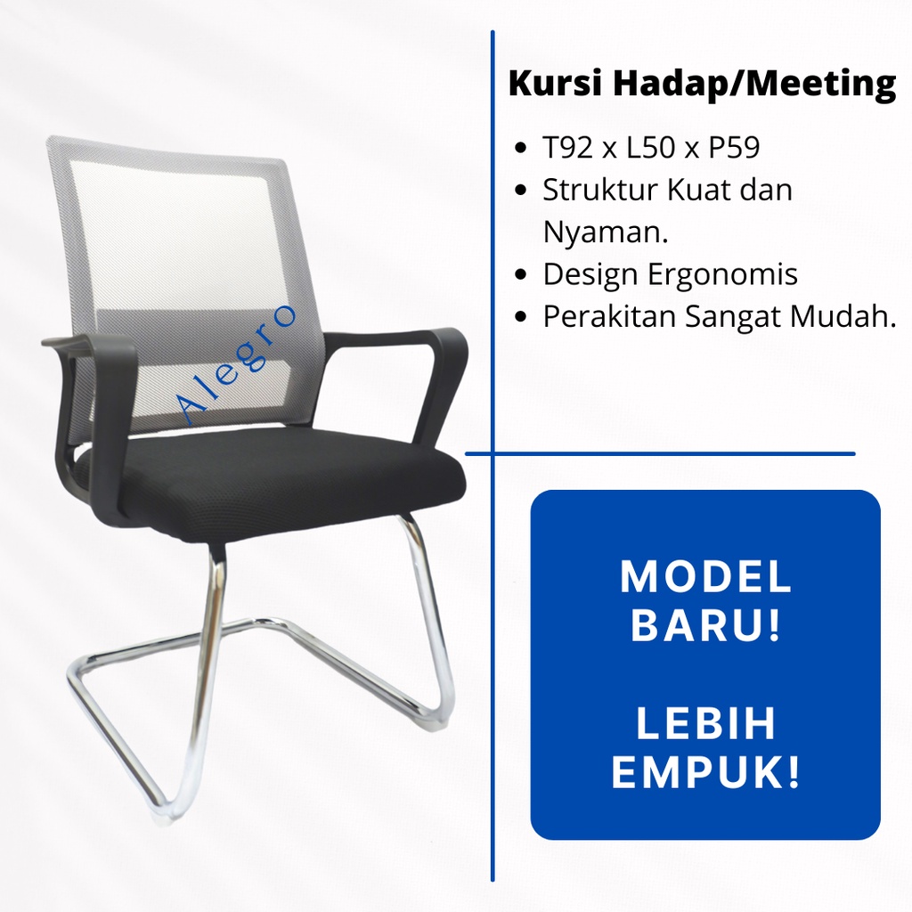 Jual Kursi Kerja Kantor Hadap Rapat Meeting Ergonomis Shopee Indonesia