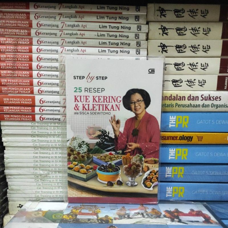 Jual BUKU ORIGINAL STEP BY STEP 25 RESEP KUE KERING KLETIKAN ALA