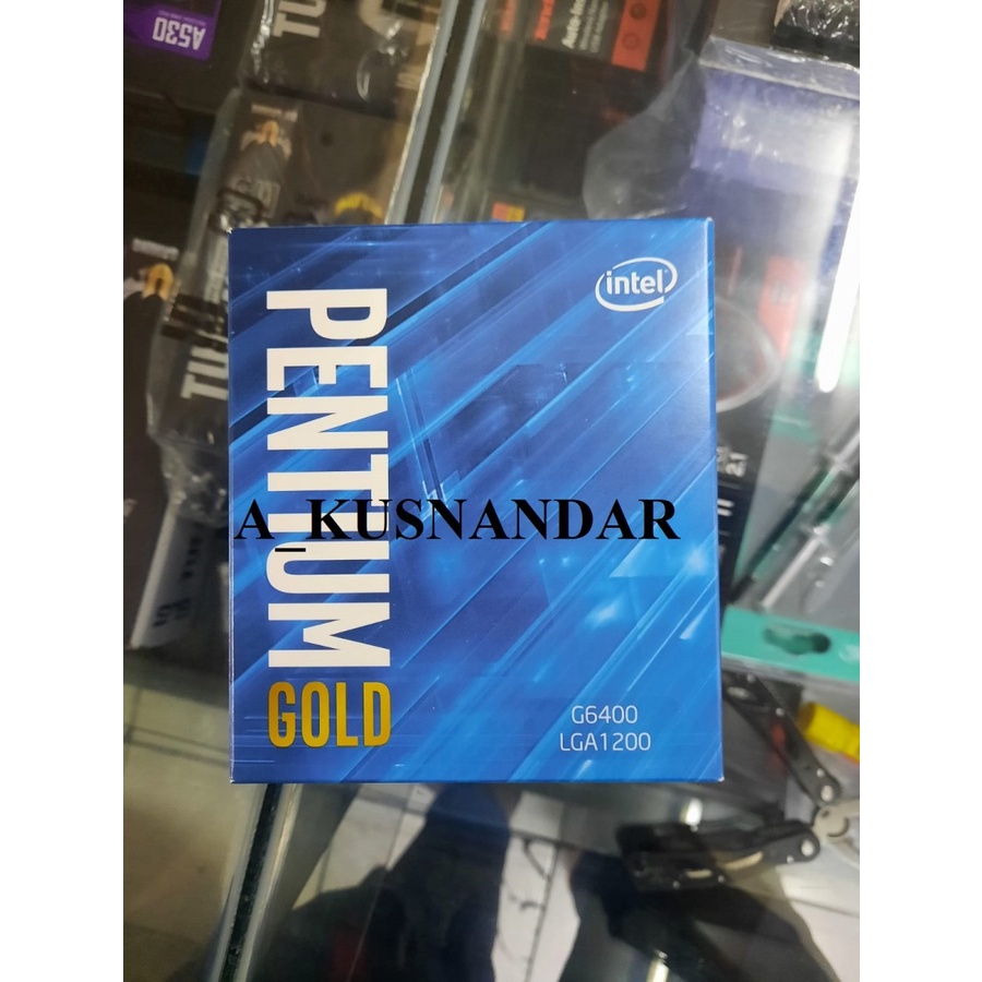 Jual PAKET INTEL PENTIUM GOLD G6400 BOX RESMI MOTHERBOARD INTEL