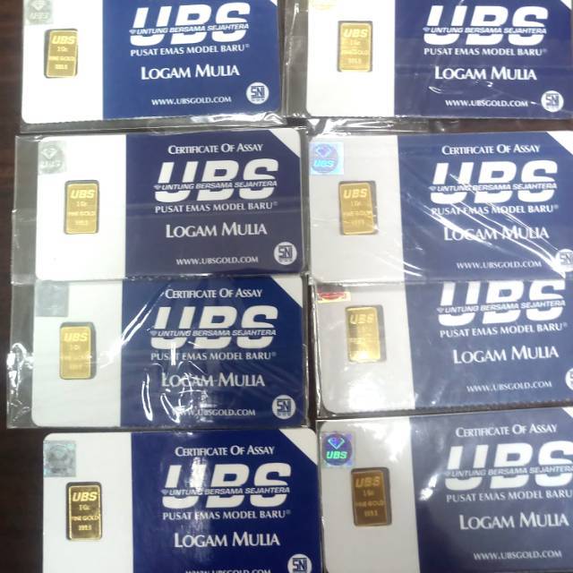 Jual Ubs Gr Gram Mulus Logam Mulia Emas Shopee Indonesia