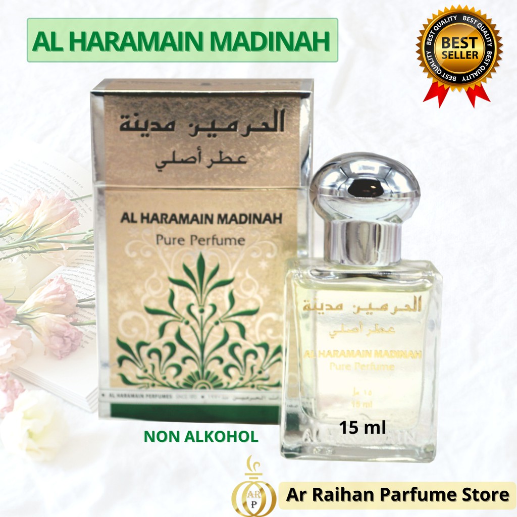 Jual Parfum Al Haramain Madinah Ml Asli Murni Non Alkohol Shopee