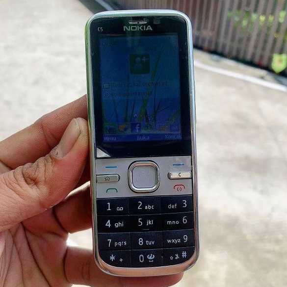 Jual NOKIA C5 HP JADUL SECOND ORIGINAL KLASIK DUAL KAMERA HANDPHONE