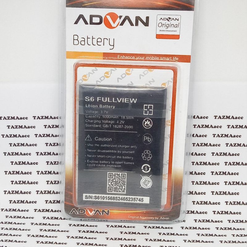 Jual BATTERAI ADVAN S6 FULL VIEW BATTRE BATTERY BATTERAI Shopee