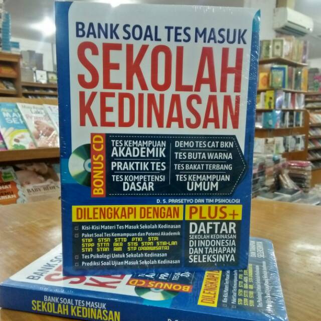 Jual BANK SOAL TES MASUK SEKOLAH KEDINASAN BONUS CD Shopee Indonesia