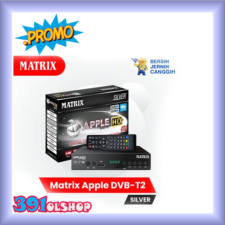 Jual Matrix Silver Receiver Tv Set Top Box Dvb T Digital Receiver