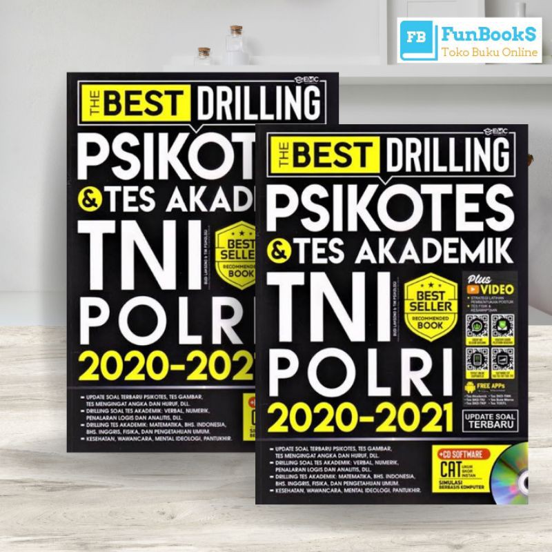 Jual Buku Tes Tni Polri Best Drilling Psikotes Tpa Shopee