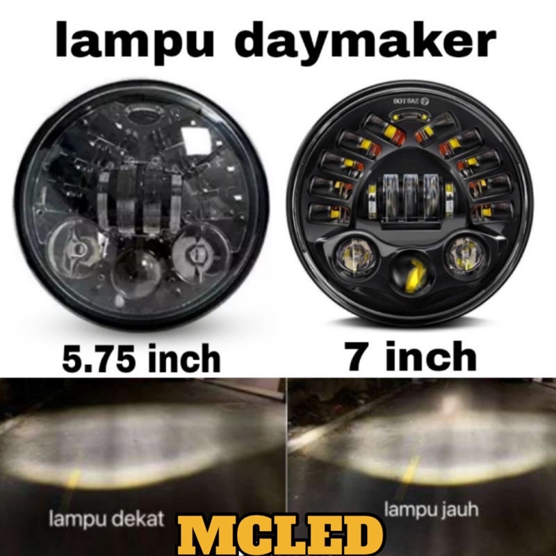 Jual Lampu Daymaker Inch Inc Tm Led Headlamp Depan Dymaker