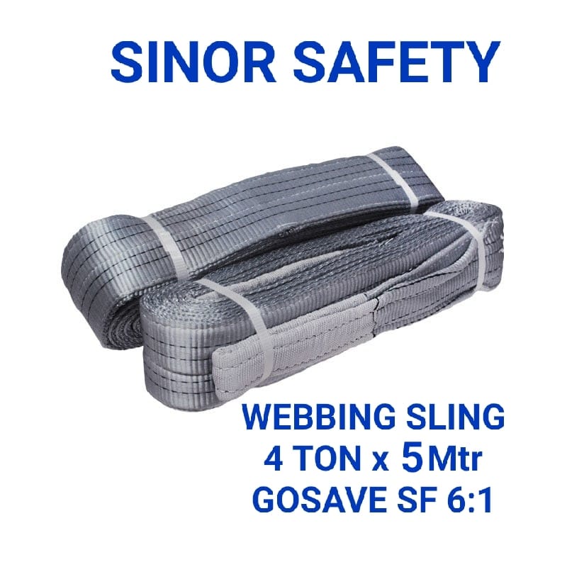 Jual Webbing SLING 4 Ton X 5 Meter Tali Pengikat Pengangkat Barang