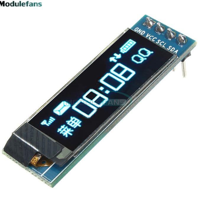 Jual Jual 0 91 Inch 128x32 I2C IIC Serial Blue OLED LCD Display