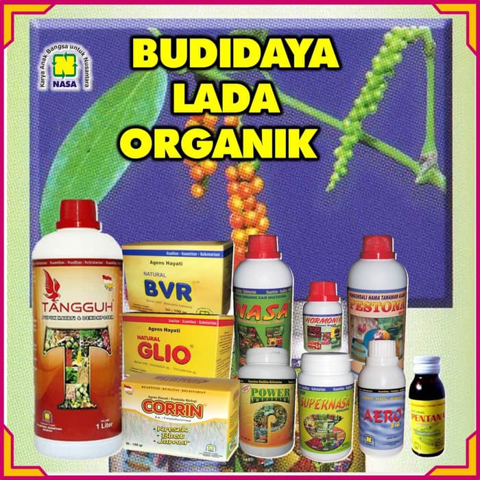 Jual PAKET PUPUK BUDIDAYA LADA POWER NUTRITION SUPERNASA POC NASA