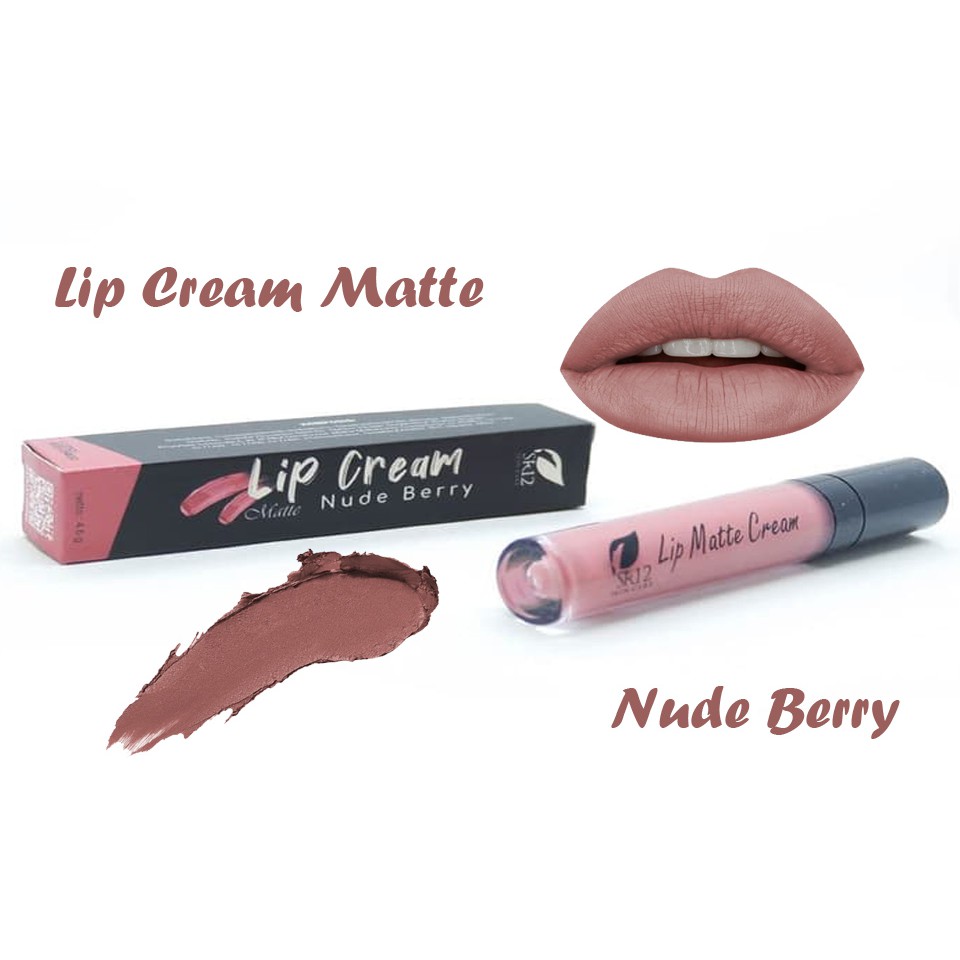 Jual LIPCREAM NUDE SR 12 BPOM KISS BEAUTY LIP CREAM AMAN BUSUI DAN