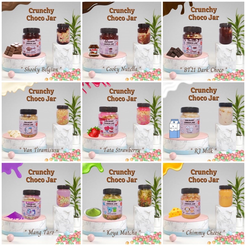 Jual BT21 SPECIAL EDITION COKLAT CRISPY LUMER CRUNCHY CHOCO JAR SNACK