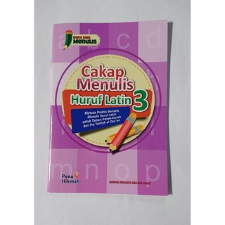 Jual Buku Belajar Menulis Huruf Latin Untuk TK Jilid 1 6 Cakap