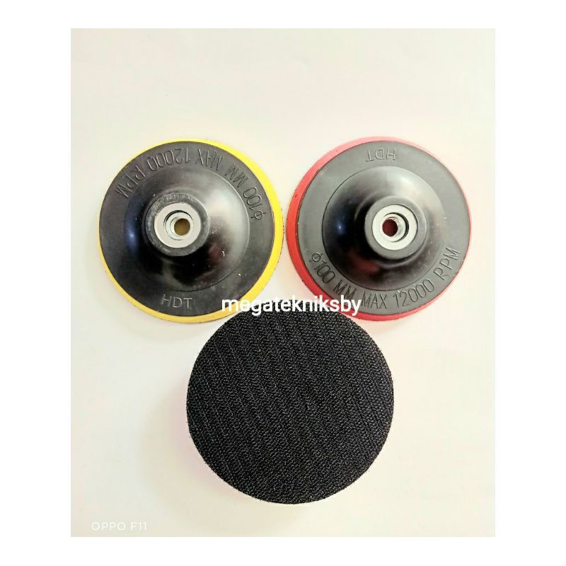 Jual Tatakan Amplas Gerinda Tangan Polishing Pad Dudukan Amplas